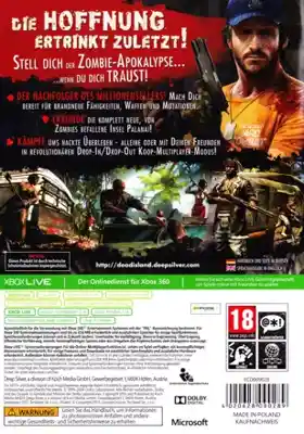 Dead Island Riptide (USA) box cover back